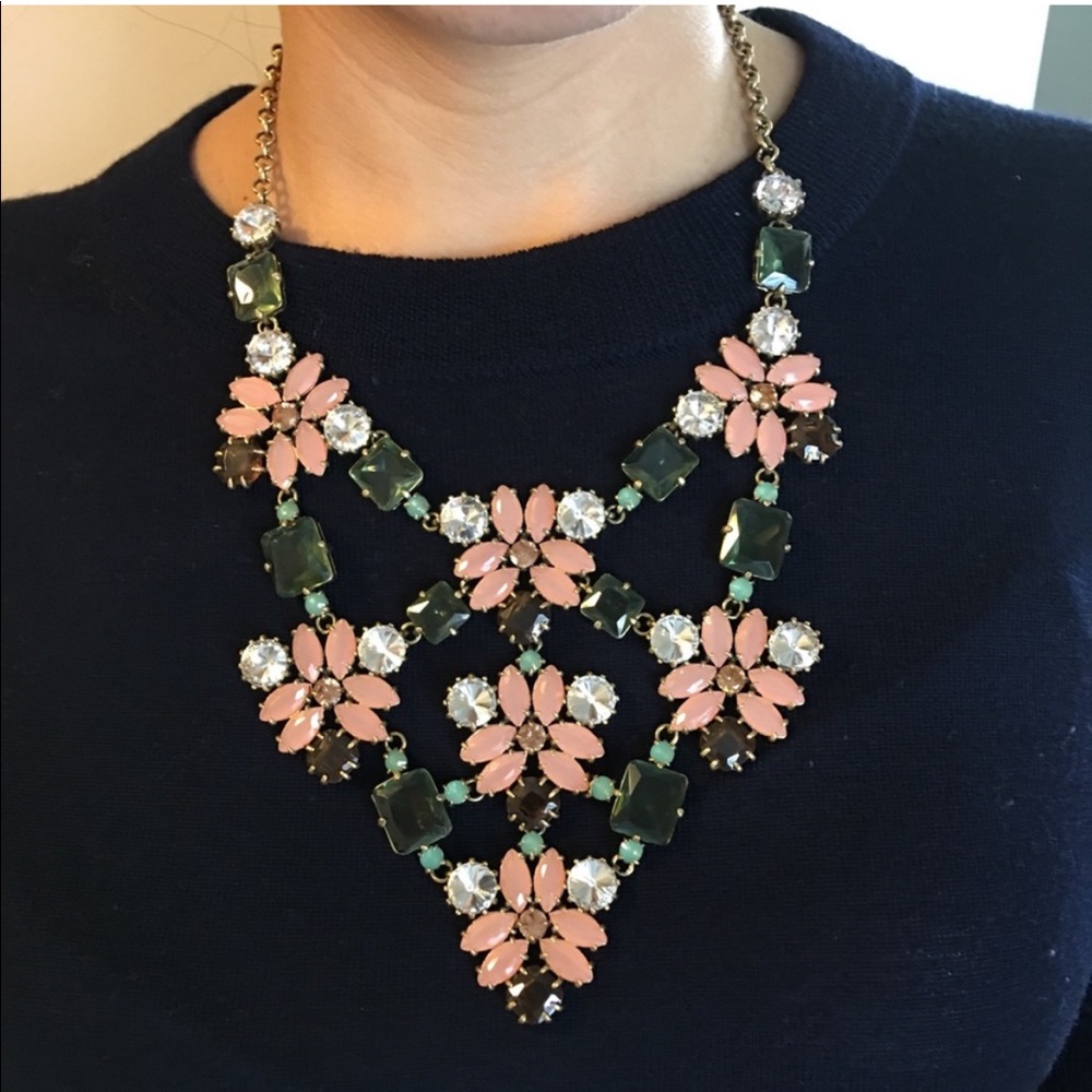 Stella Dot Fleurette Crystal Statement Necklace - image 2